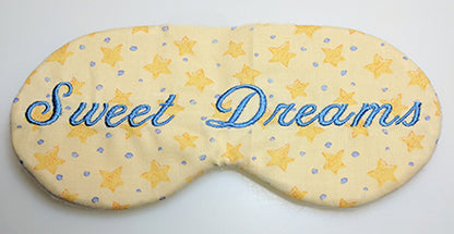 In The Hoop Sleep Mask Embroidery Design
