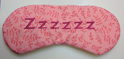 In The Hoop Sleep Mask Embroidery Design