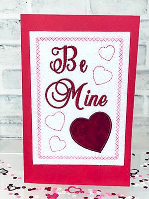 Valentine's Day Cards In The Hoop Embroidery Designs