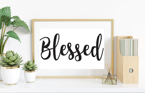 Blessed SVG Cut File