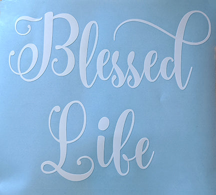 Blessed Life Script SVG