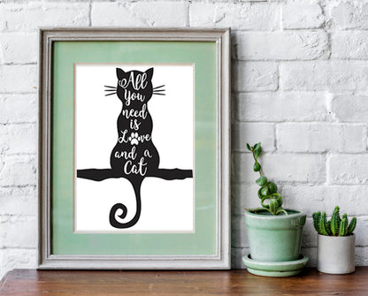 Cat SVG Cut File