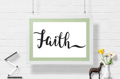Script Faith SVG
