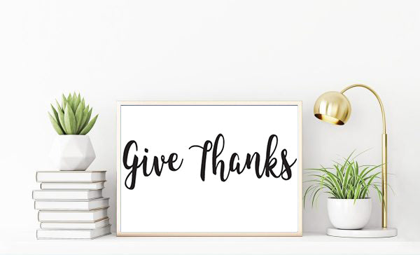 Give Thanks SVG cuttable design