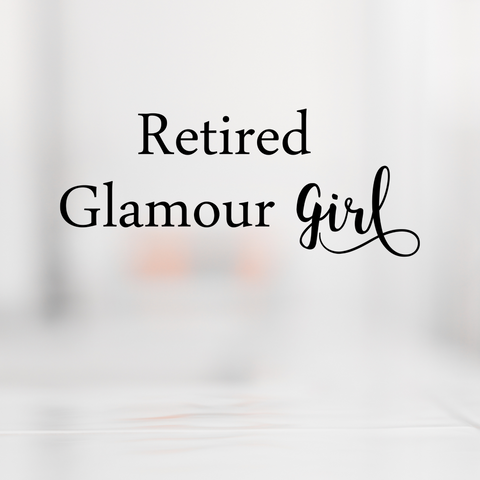 Retired Glamour Girl SVG Cut File