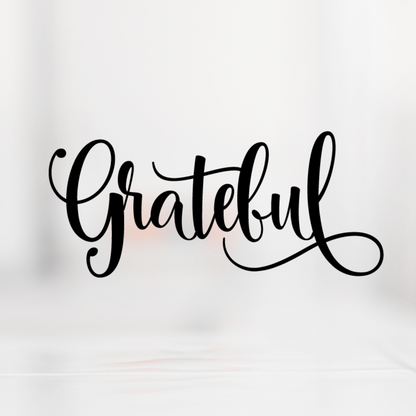 Grateful Script SVG cut file