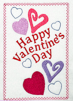 Valentine's Day Cards In The Hoop Embroidery Designs