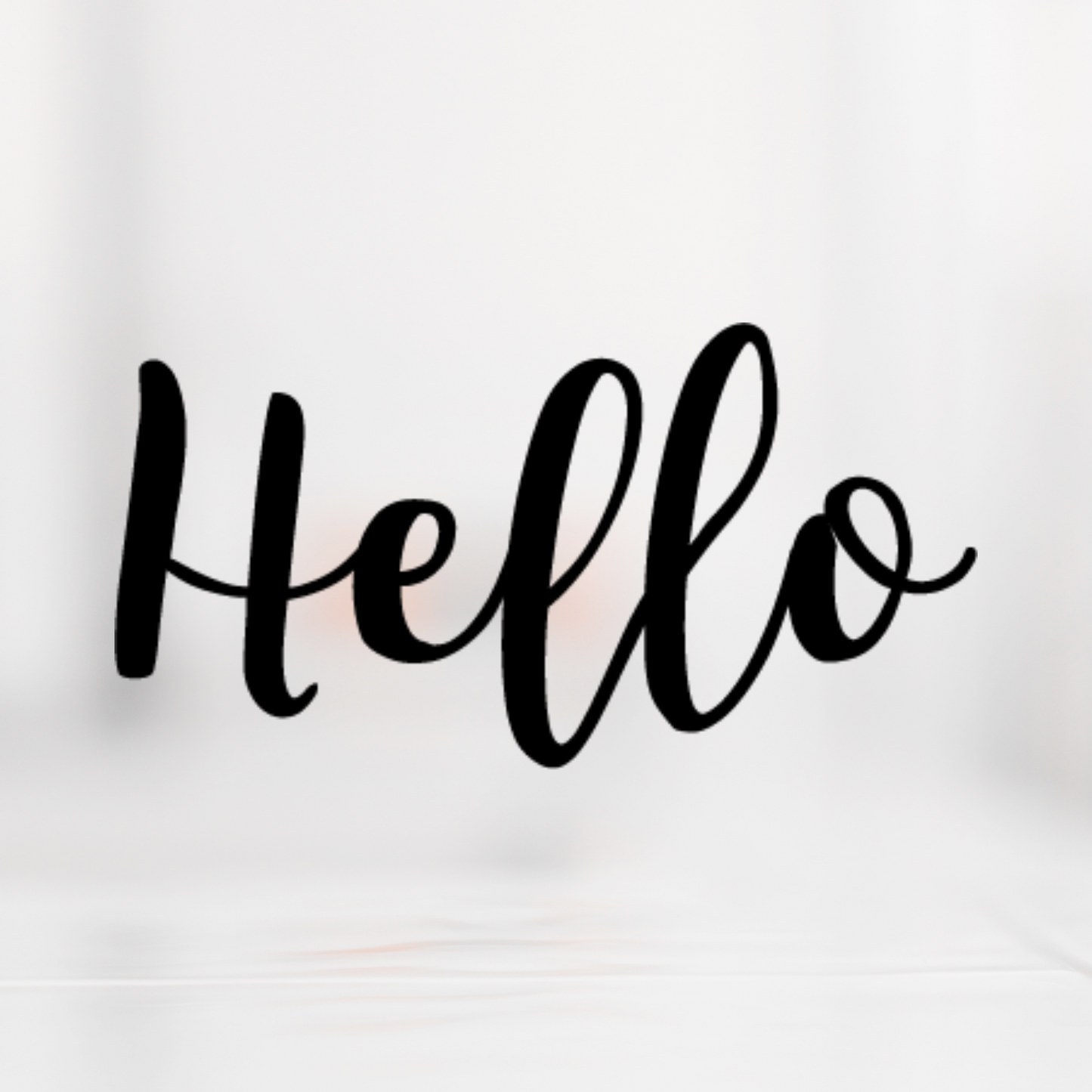 Hello Script SVG Cut File