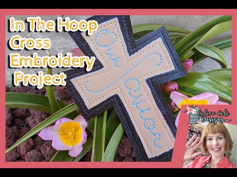 In The Hoop Cross Embroidery Designs