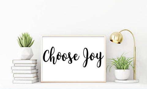 choose joy svg cut file