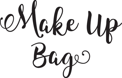Make up Bag script SVG cut file