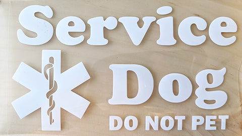 Service Dog Do Not Pet SVG Cut File