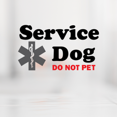 Service Dog DO NOT PET SVG cut file