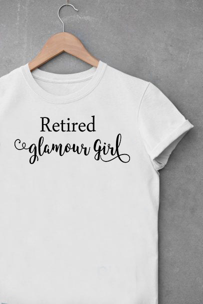 Retired Glamour Girl script svg