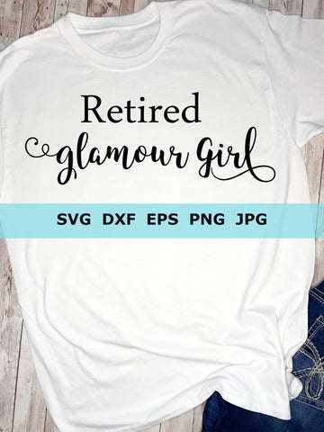 Retired Glamour Girl script svg