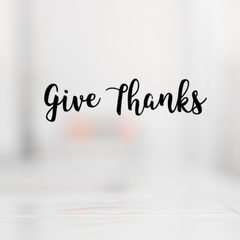 Give Thanks SVG cut file