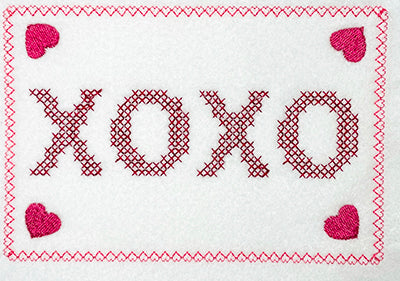 Valentine's Day Cards In The Hoop Embroidery Designs