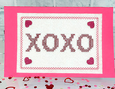 Valentine's Day Cards In The Hoop Embroidery Designs